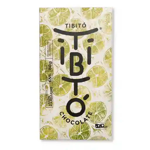 Barra De Chocolate Tibito Limon Mandarino 65% - 80gr