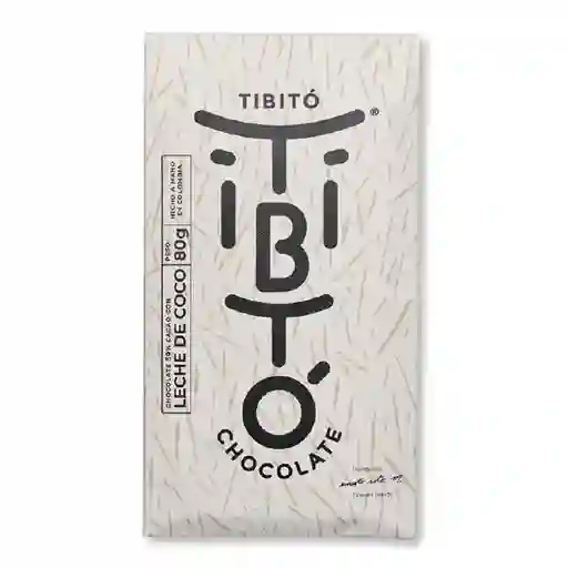Barra De Chocolate Tibito Coco 50% - 80gr