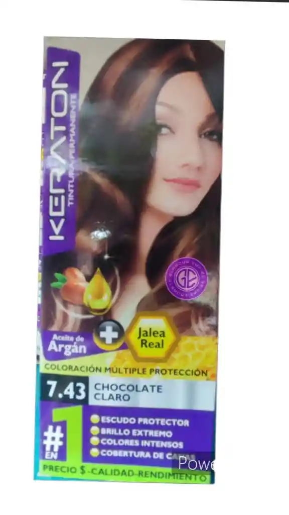 Tinte Keraton 7-43 Chocolate Claro 60ml