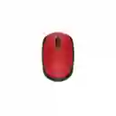 Mouse Inalámbrico Cómodo Y Portátil Logitech M170 Original Rojo