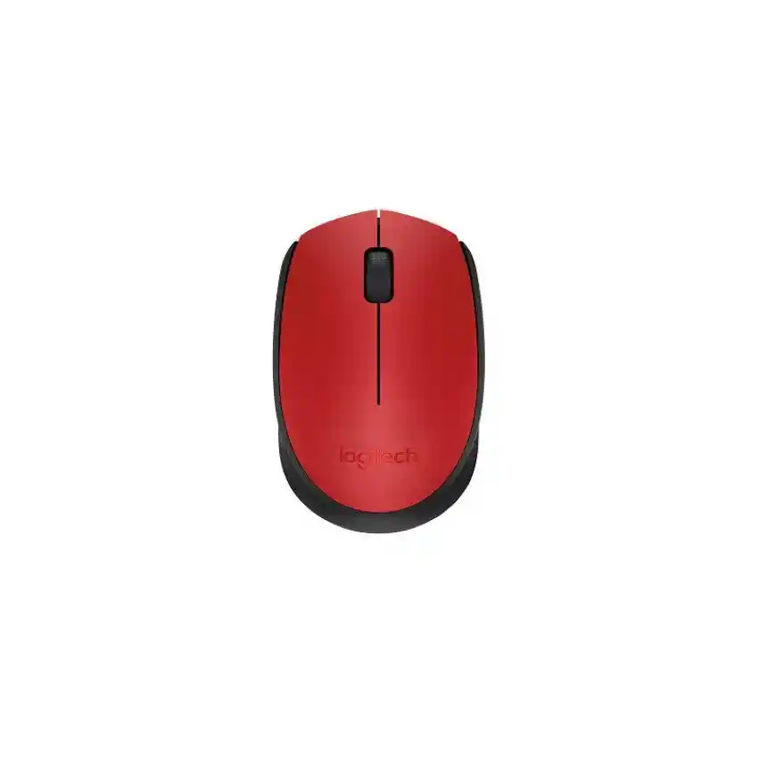 Mouse Inalámbrico Cómodo Y Portátil Logitech M170 Original Rojo