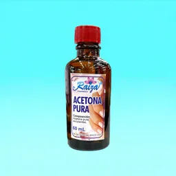 Acetona Pura Raiza X 60 Ml
