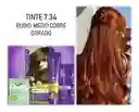 Tinte Keraton 7-34 Rubio Medio Cobre Dorado 60ml