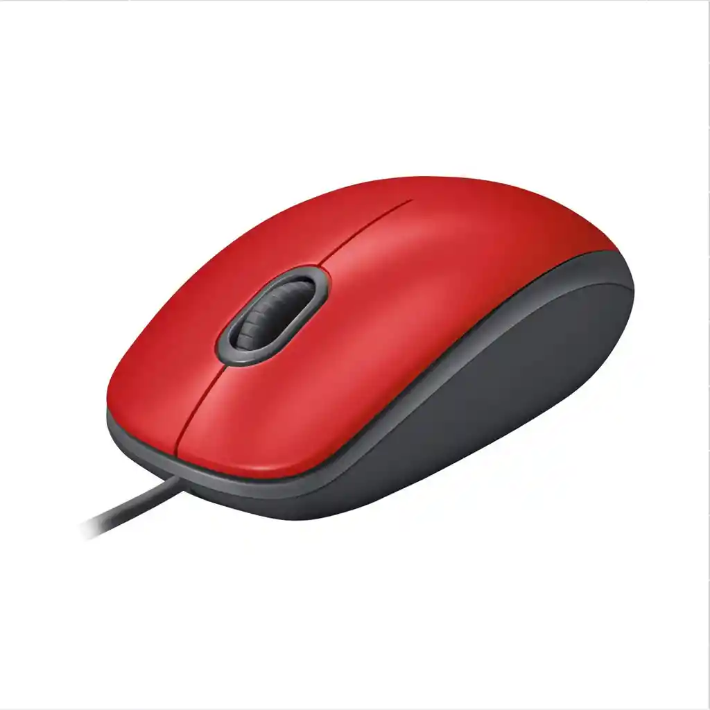 Logitech M110 Silent Mouse Usb Clics 90% Más Silenciosos Rojo