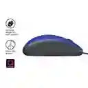 Logitech M110 Silent Mouse Usb Clics 90% Más Silenciosos Azul