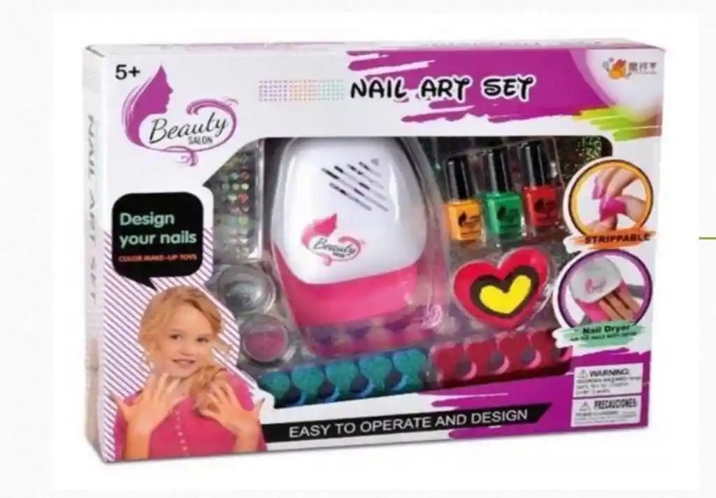 Juego De Belleza Kit Manicure Uñas Para Niñas M326