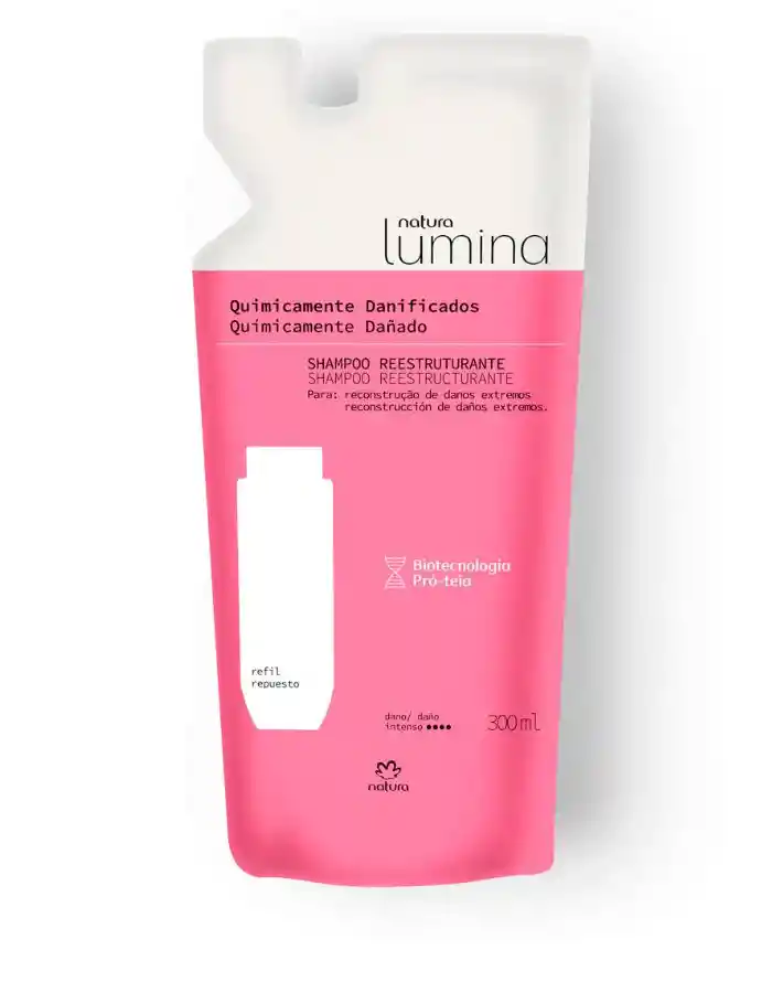 Repuesto Shampoo Reestructurante Cabello Químicamente Dañado