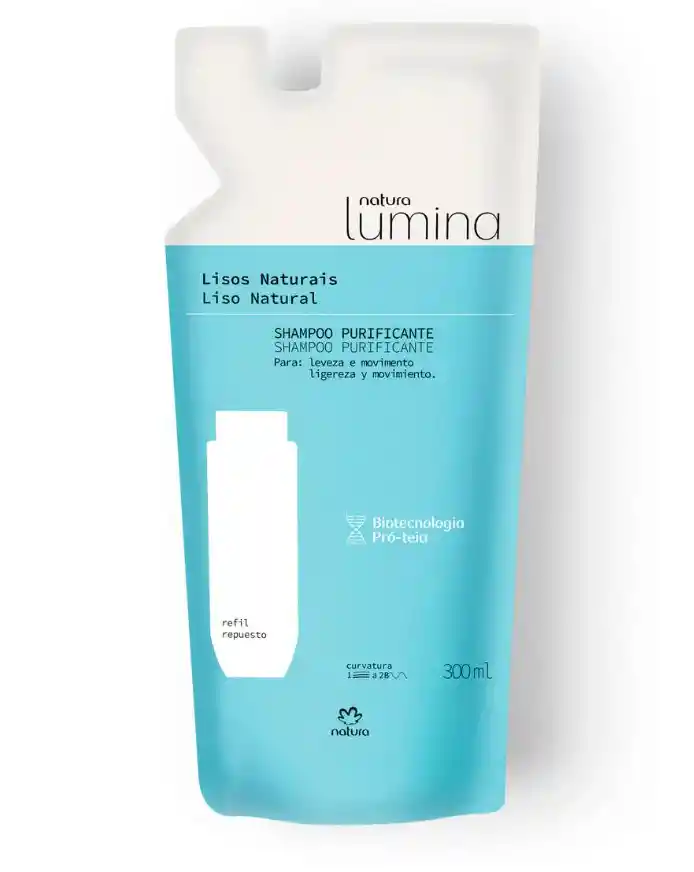 Repuesto Shampoo Purificante Cabello Liso