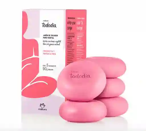 Jabón En Barra Frambuesa Y Pimienta Rosa