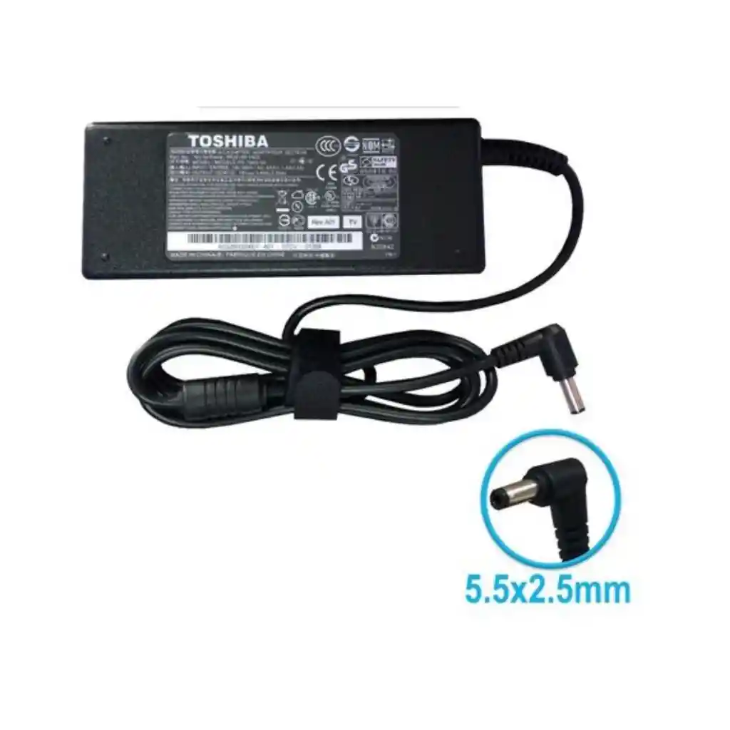 Cargador De Portatil Toshiba 19v 4.74a Punta Redonda