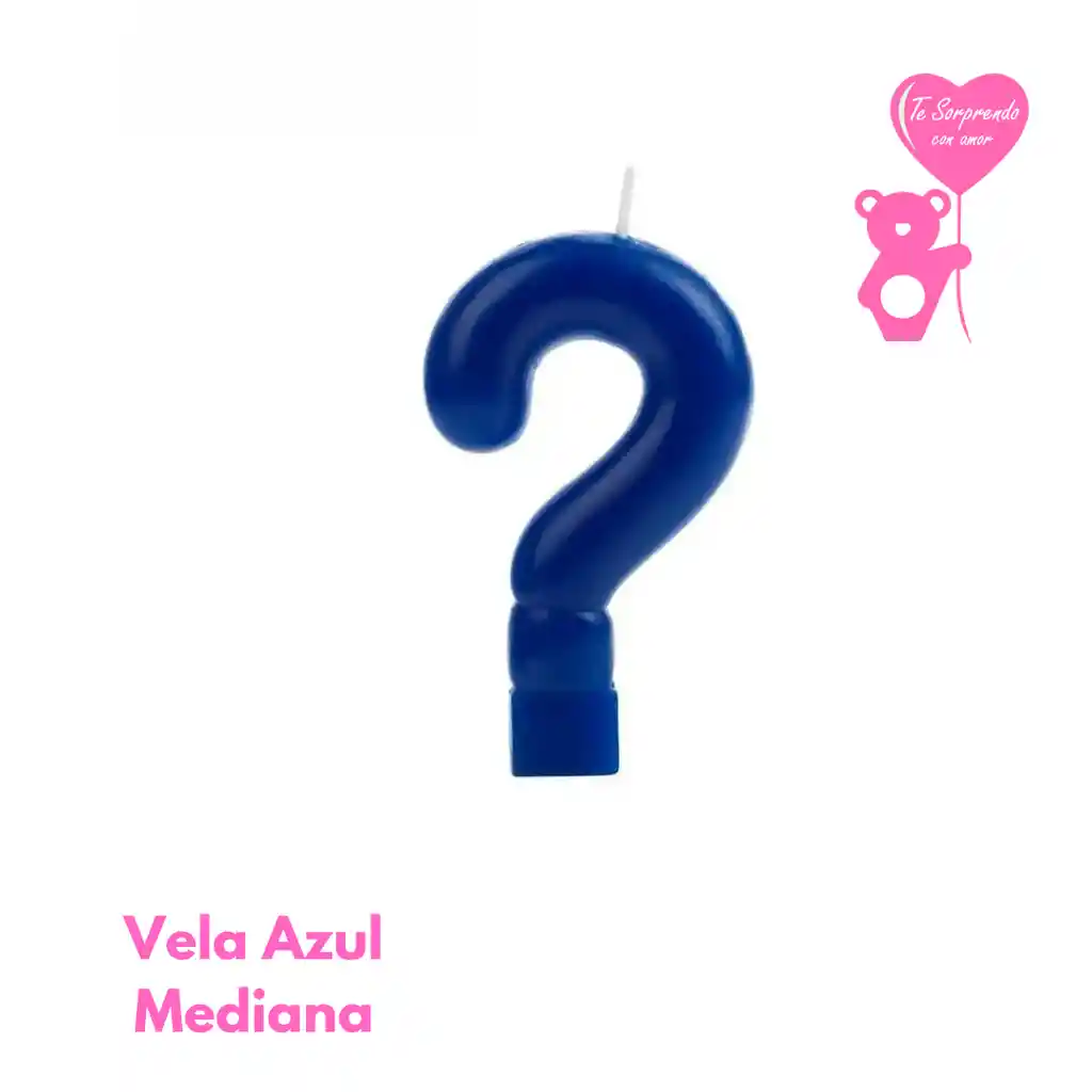 Vela Azul Signo De Interrogacion ?