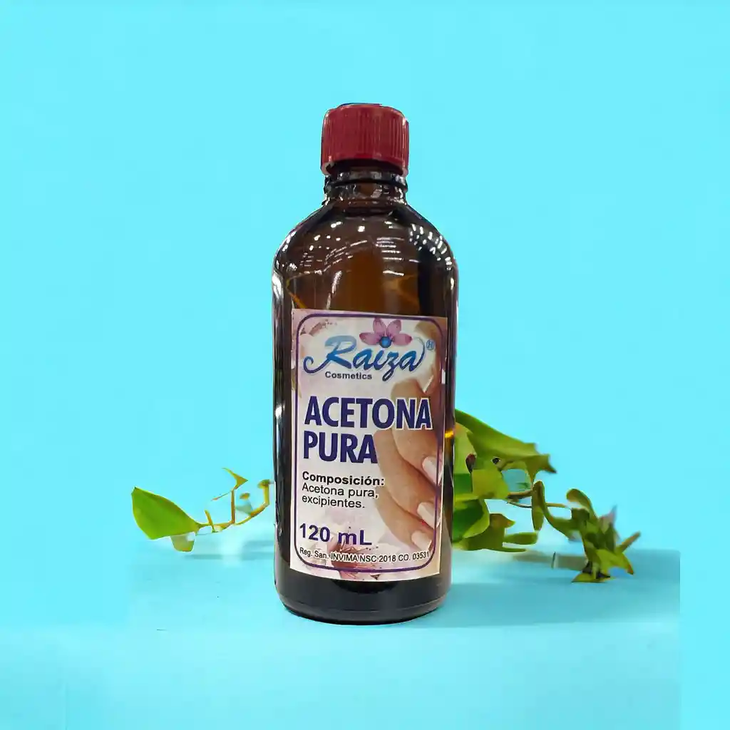 Acetona Pura Raiza 120 Ml