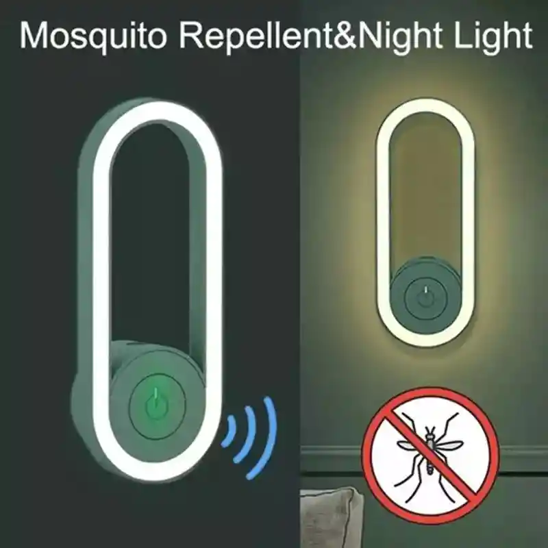 Luz Nocturna Ultrasónica Repelente De Mosquitos