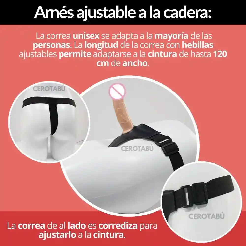 Arnes Harnes Universal Ajustable Unisex Cinturon Sexual