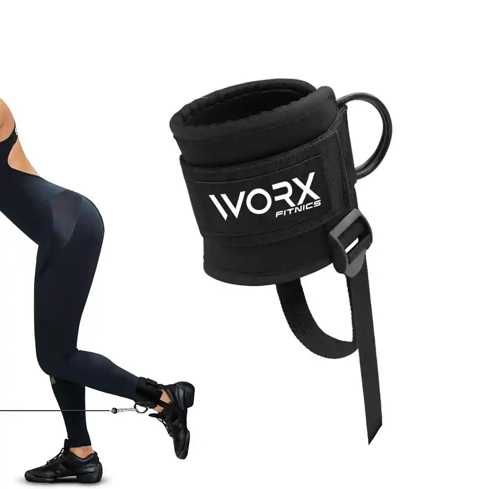 Tobillera Para Polea Correa Worx Gym Gimnasio Gluteos