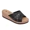 Calzado Zapato Mujer Casual Sandalia Dama Karla Chacon Monica Negro 39