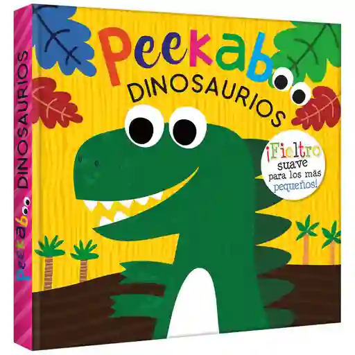 Libro Didáctico Que Dinosaurio Se Esconde Peekaboo Niño Bebe