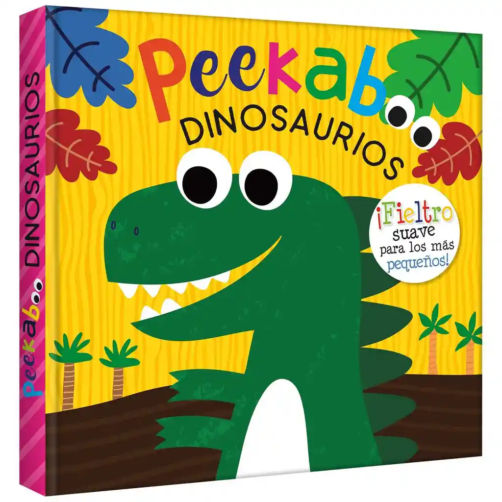 Libro Didáctico Que Dinosaurio Se Esconde Peekaboo Niño Bebe