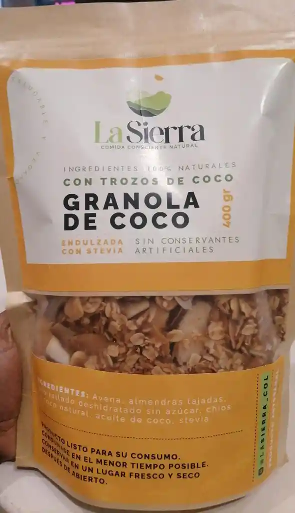 La Sierra Granola De Coco 400gr