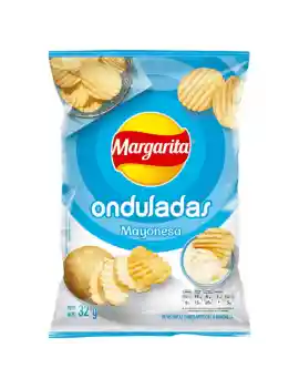 Papas Onduladas Mayonesa Margarita X35g