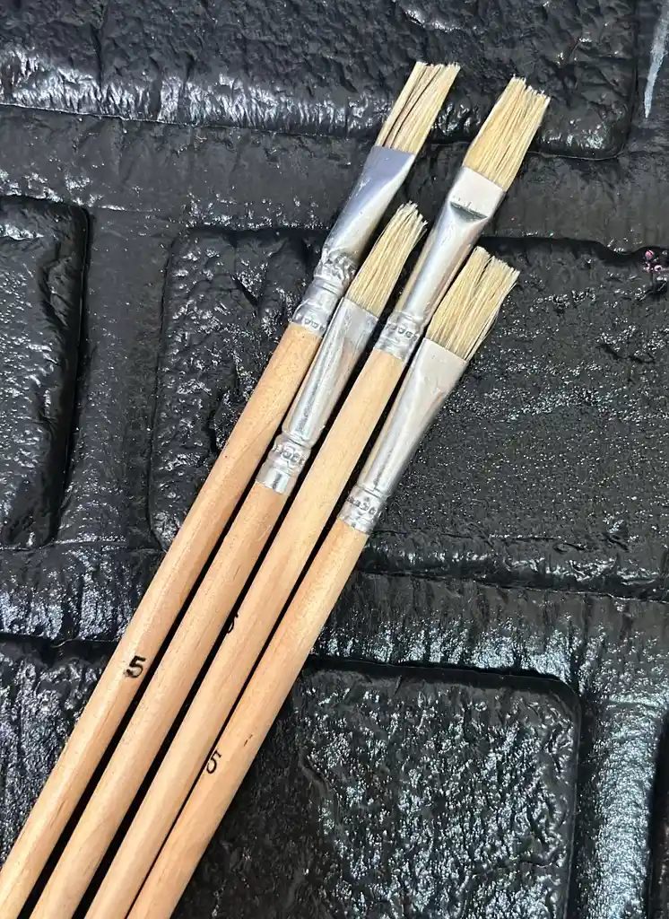 Pincel Plano Madera #5