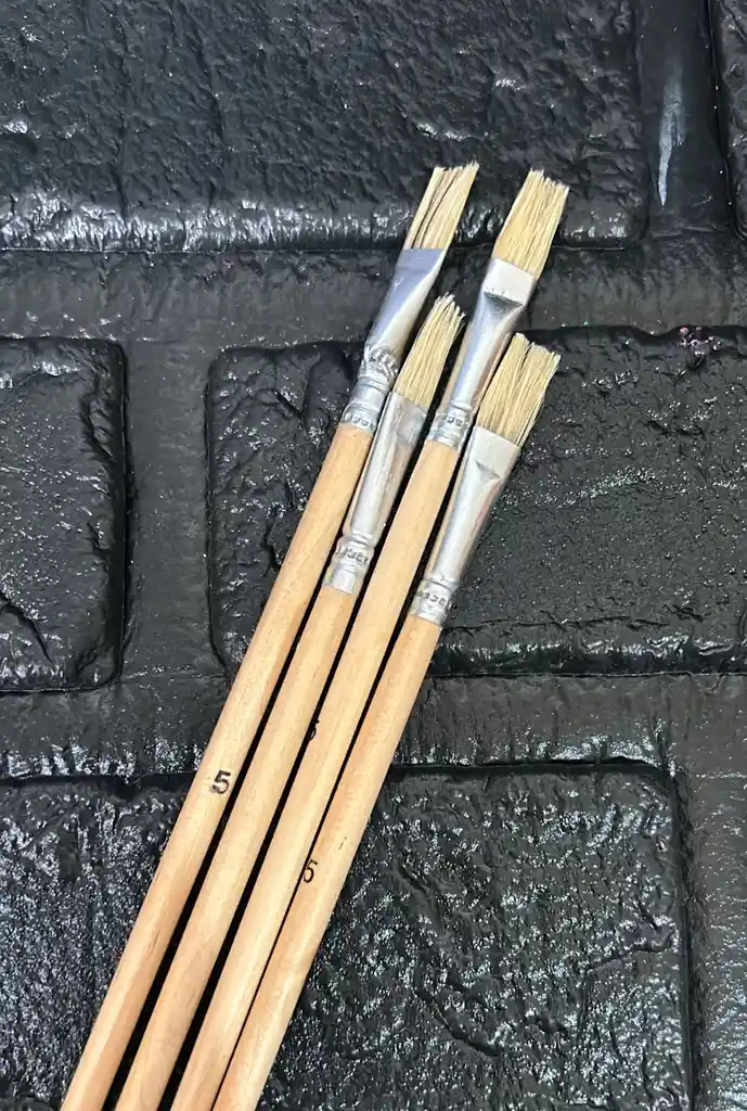 Pincel Plano Madera #5