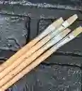 Pincel Plano Madera #7