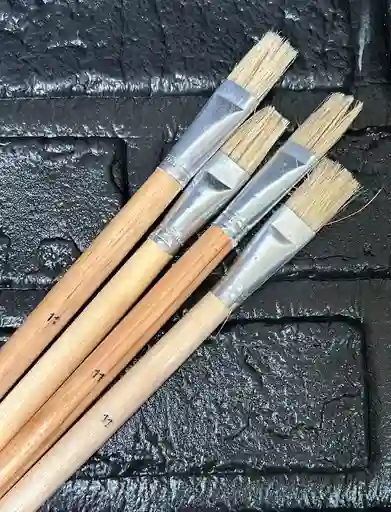 Pincel Plano Madera #11