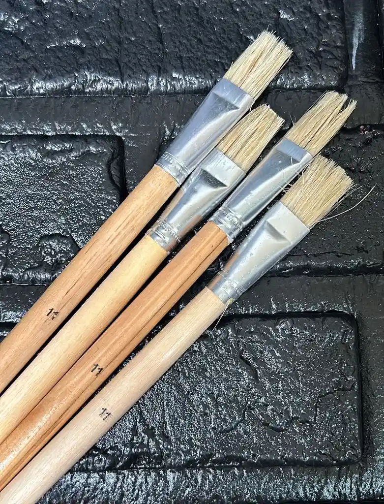 Pincel Plano Madera #11
