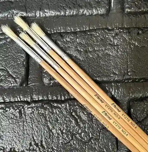 Pincel Redondo Madera #4