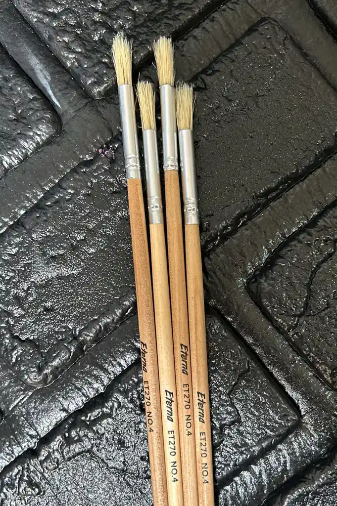Pincel Redondo Madera #4