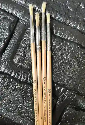 Pincel Redondo Madera#1