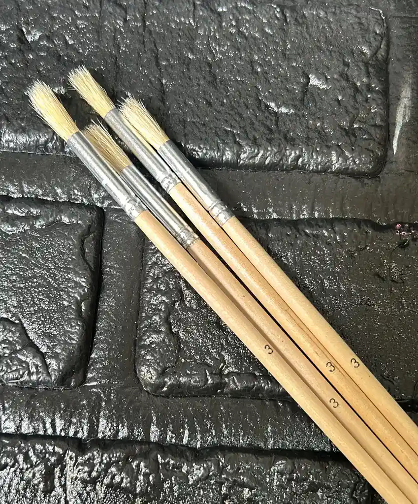 Pincel Redondo Madera #3