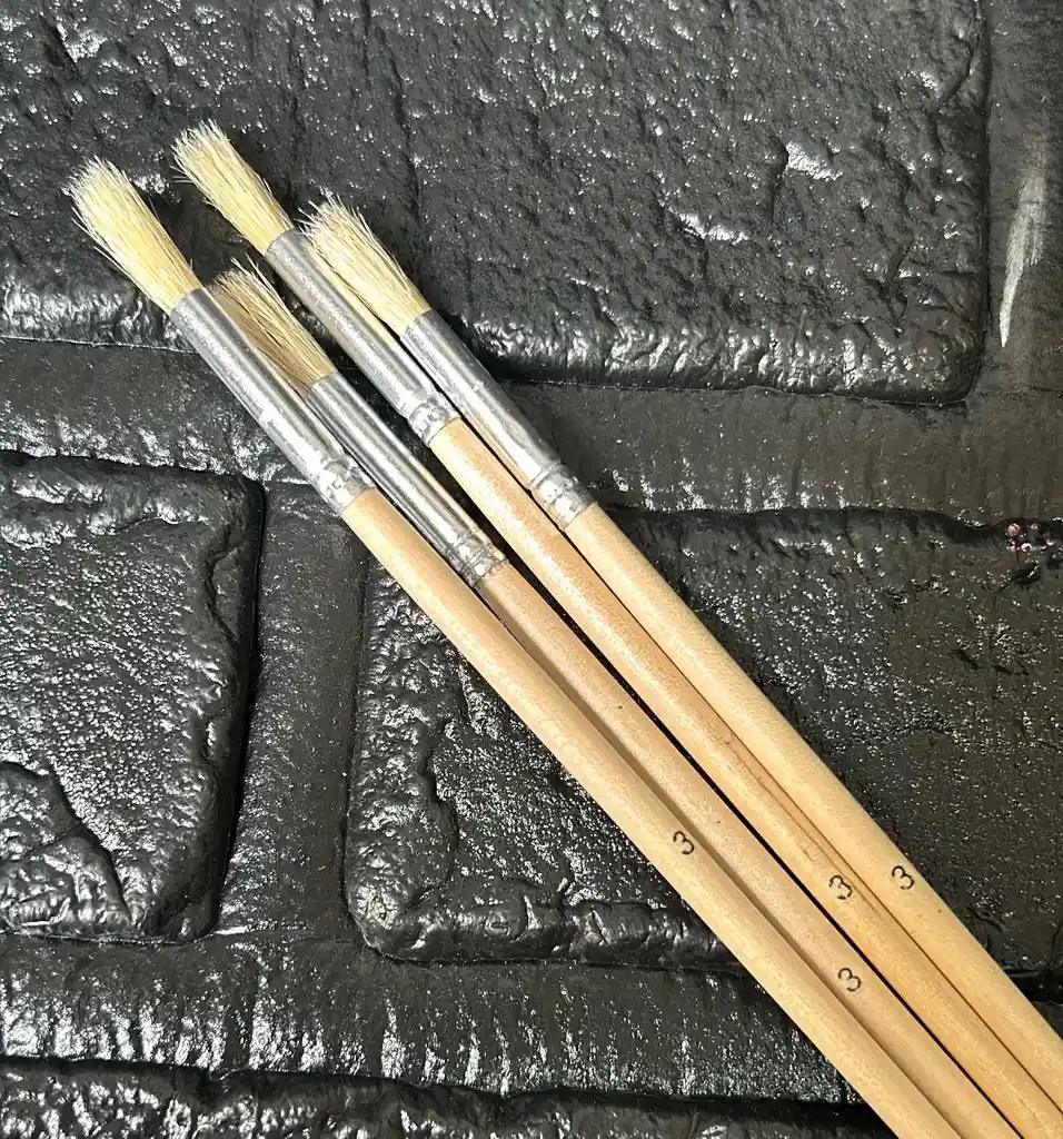 Pincel Redondo Madera #3