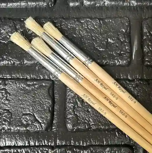 Pincel Redondo Madera #9