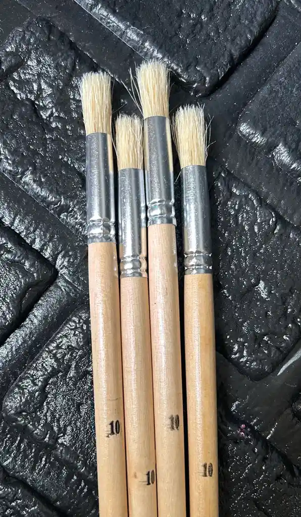 Pincel Redondo Madera #10