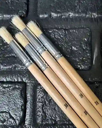 Pincel Redondo Madera #10