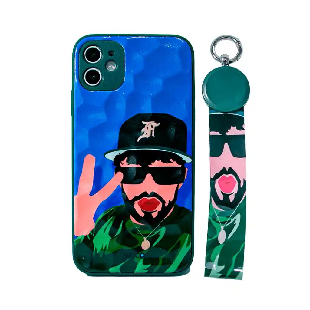 Estuche Iphone 13 Pro Max Hip (badbunny)