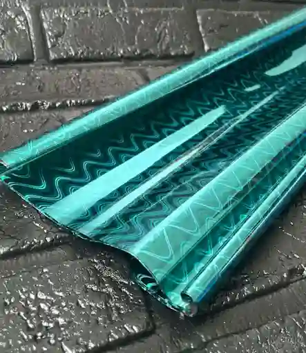 Papel Regalo Metalizado Azul Claro