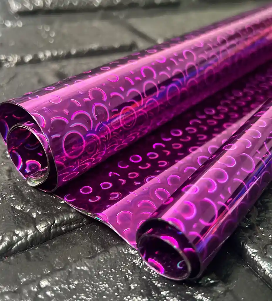 Papel Regalo Metalizado Morado