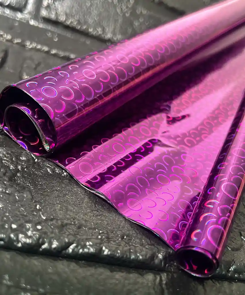 Papel Regalo Metalizado Morado