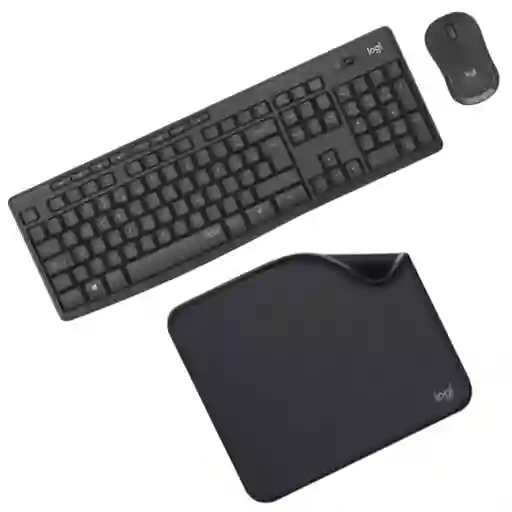 Logitech Combo Mk295 Teclado Mouse + Padmouse Studio Series