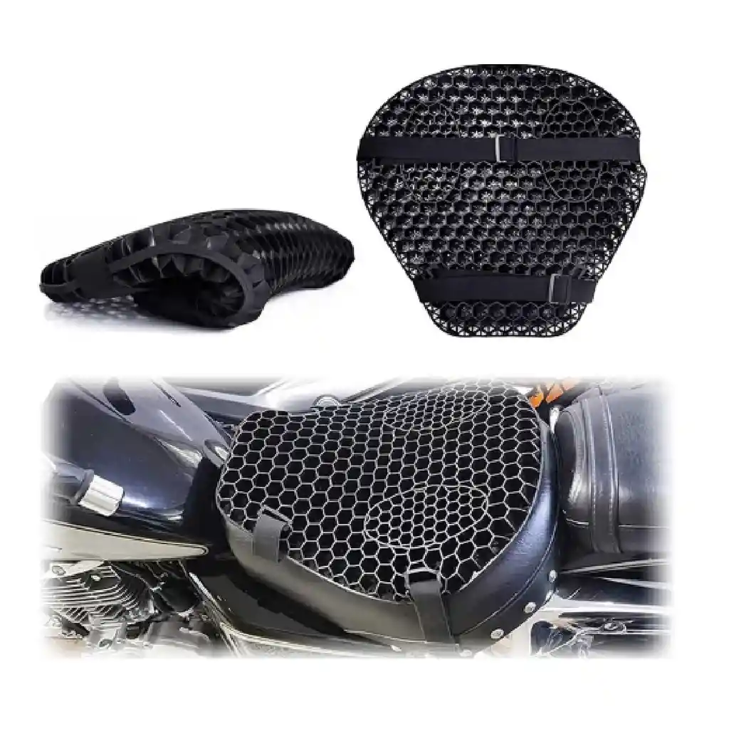 Almohadilla De Moto Universal Honeycomb 3d A Prueba De Golpe