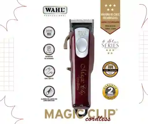 Maquina Corte De Cabello Wahl Magic Clip (inalambrica)