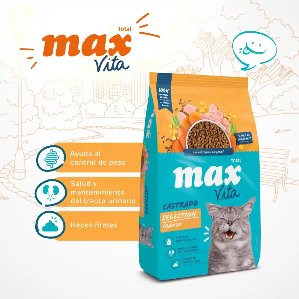 Max Vita Castrado Frango 3kg