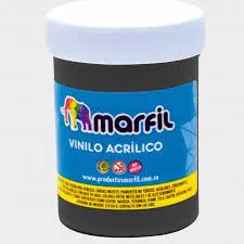 Vinilo Acrilico Mediano Negro Marfil