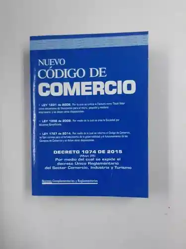 Libro Nuevo Código De Comercio