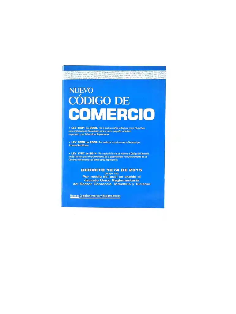 Libro Nuevo Código De Comercio