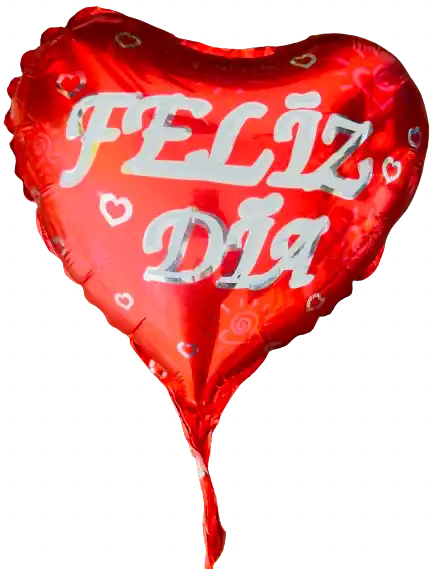 Globo “feliz Día” Rojo