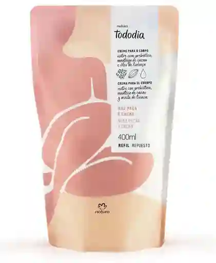 Repuesto Crema Nutritiva Corporal Nuez Pecán Y Cacao